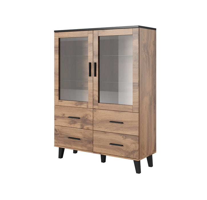 Cama living room set LOTTA 1 (RTV stand 160 + display cabinet 120 + sideboard 110 4D + coffee table 60)