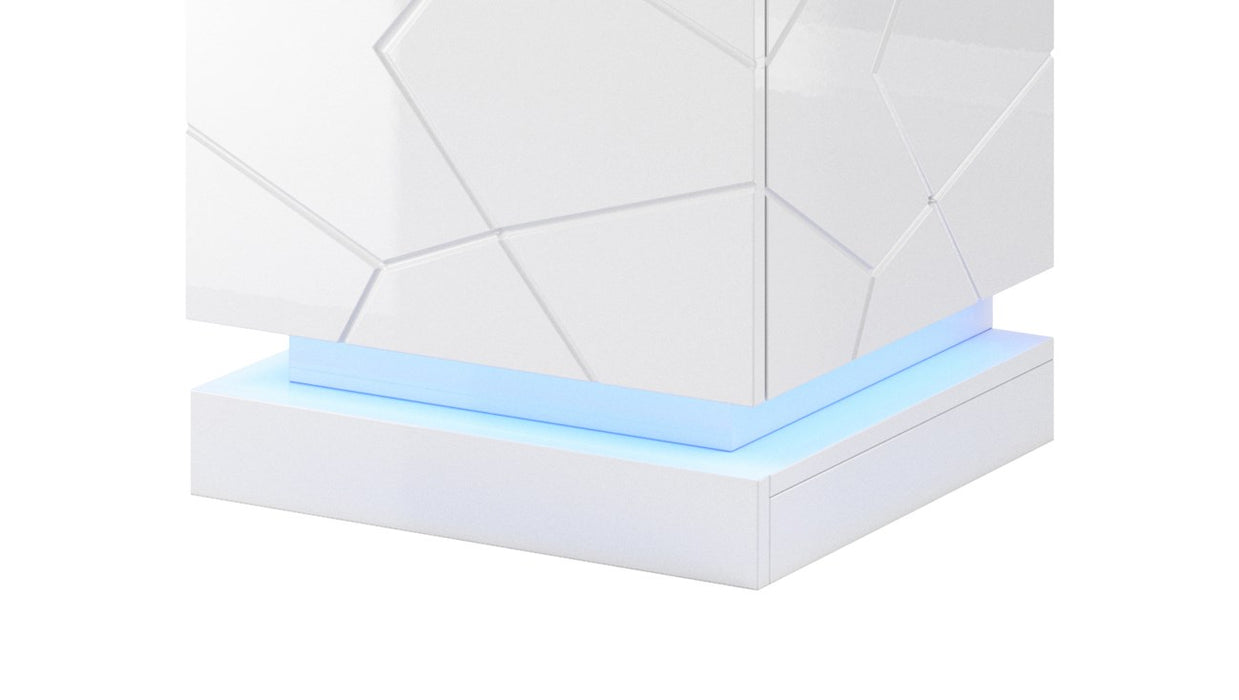 QIU bedside cabinet lighting 2 pcs. RGB