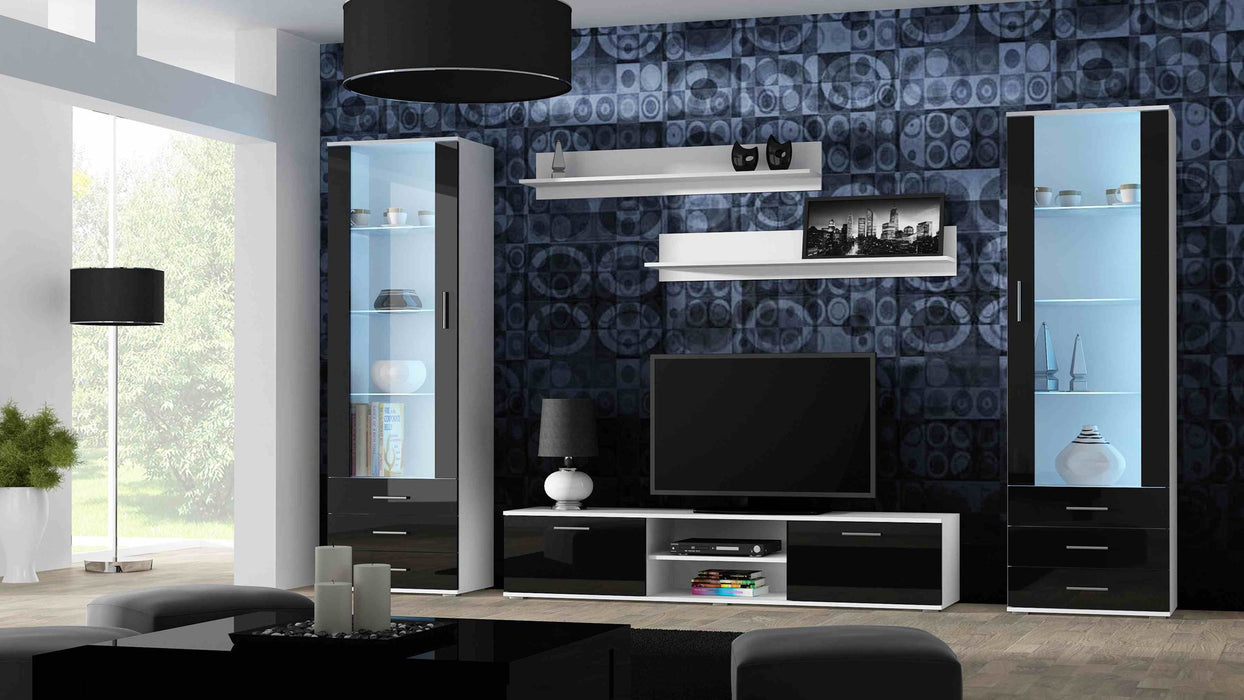 Cama set of two shelves 125cm SOHO white matte
