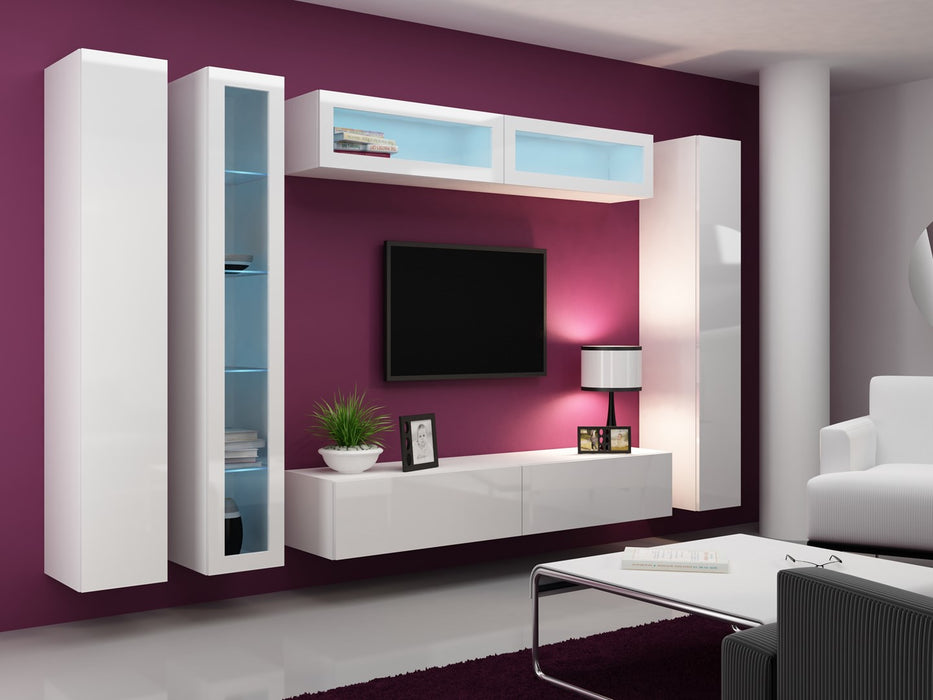 Cama Full cabinet VIGO '180' 180/40/30 white/white gloss