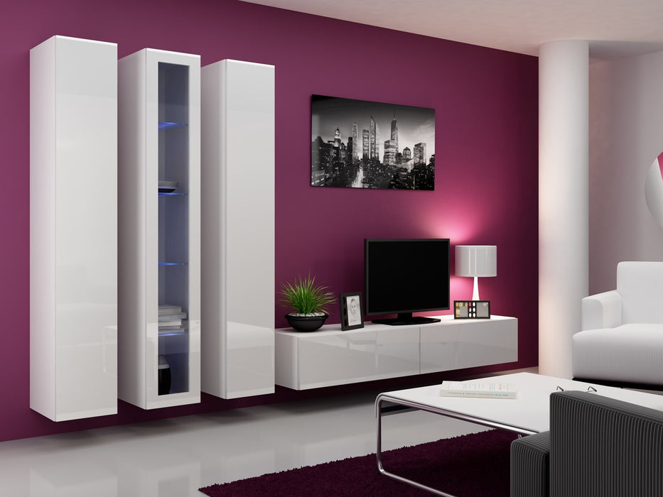 Cama Full cabinet VIGO '180' 180/40/30 white/white gloss