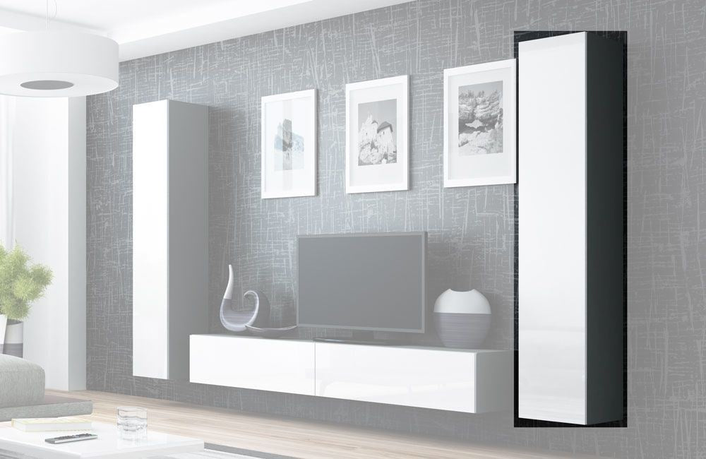 Cama Full cabinet VIGO '180' 180/40/30 grey/white gloss
