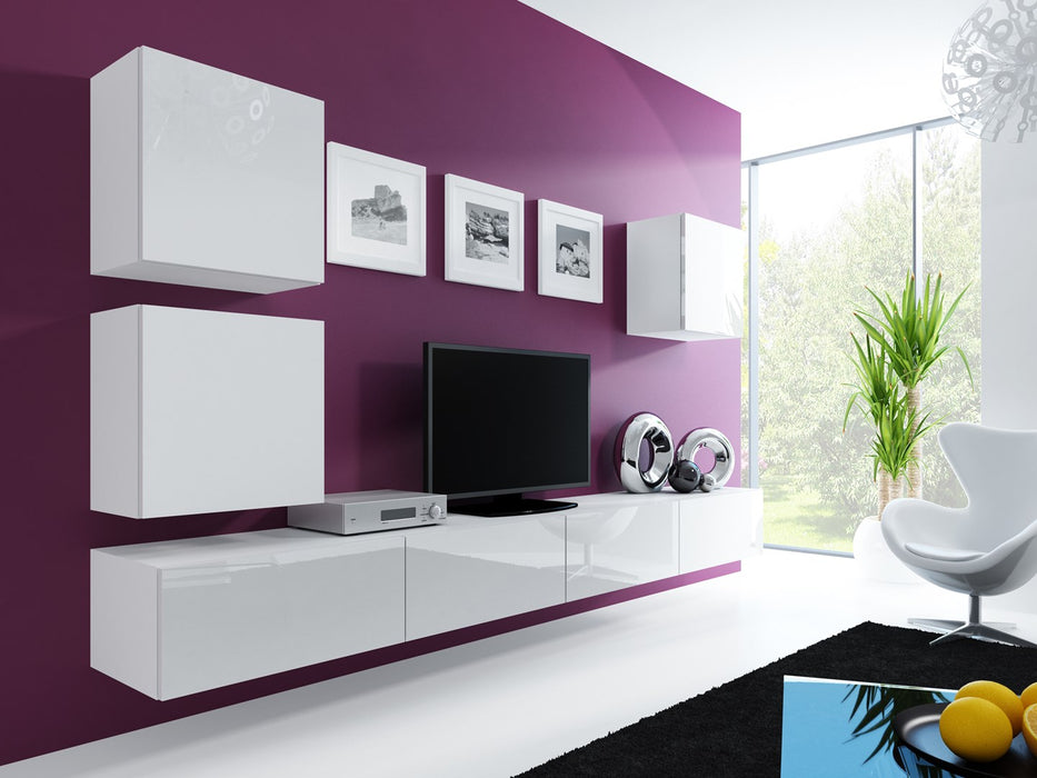 Cama Square cabinet VIGO 50/50/30 white/white gloss