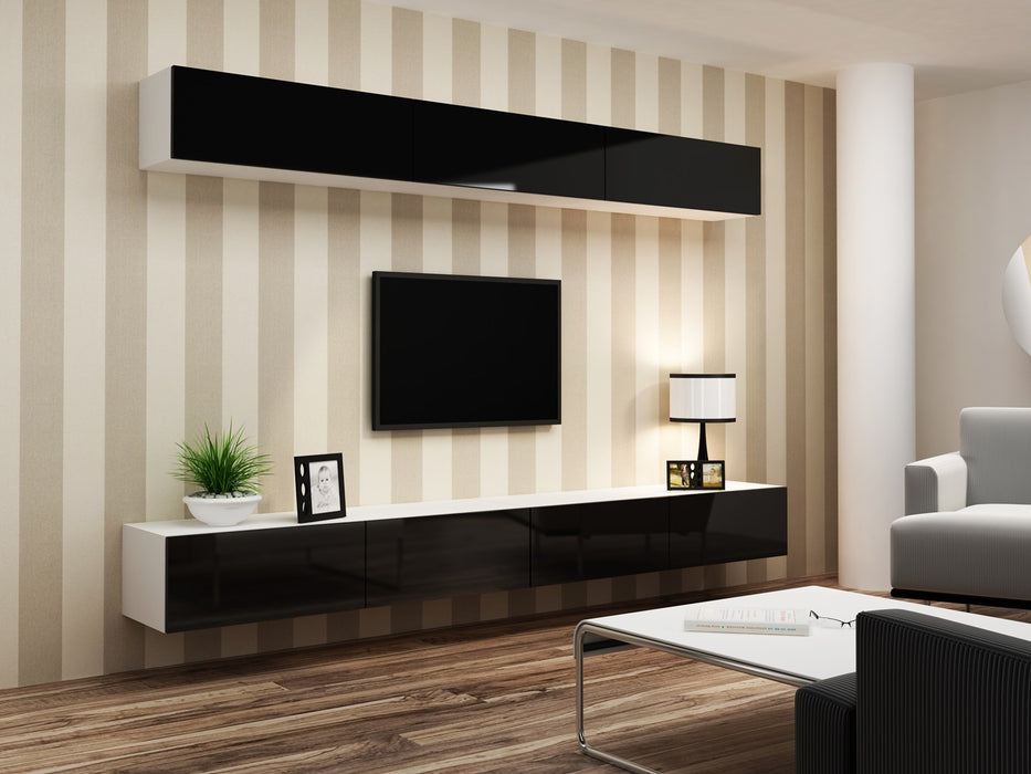 Cama Cabinet VIGO "90" full 90/35/32 white/black gloss