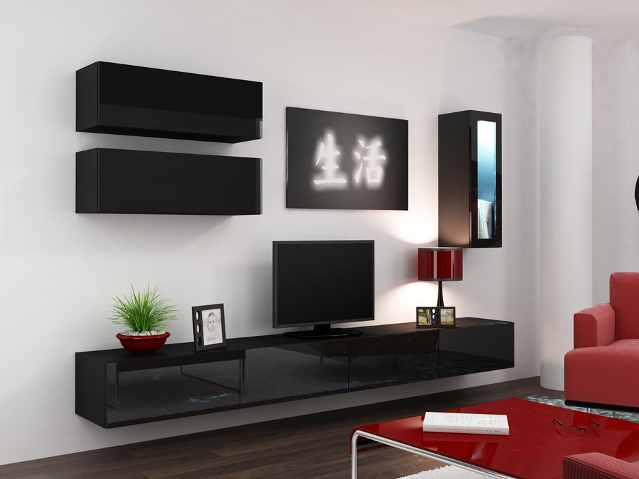 Cama Cabinet VIGO "90" full 90/35/32 black/black gloss