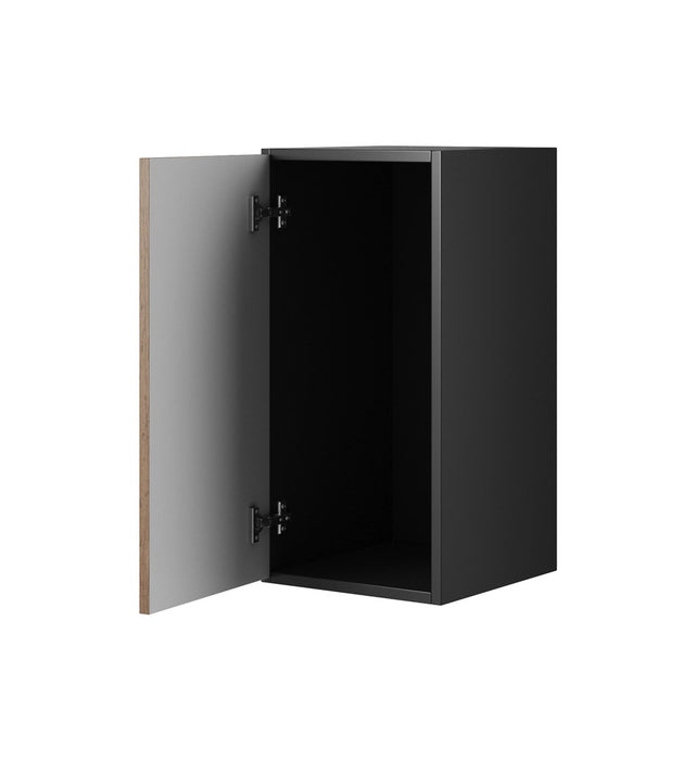 Cama full storage cabinet ROCO RO3 75/37/39 white/black/white