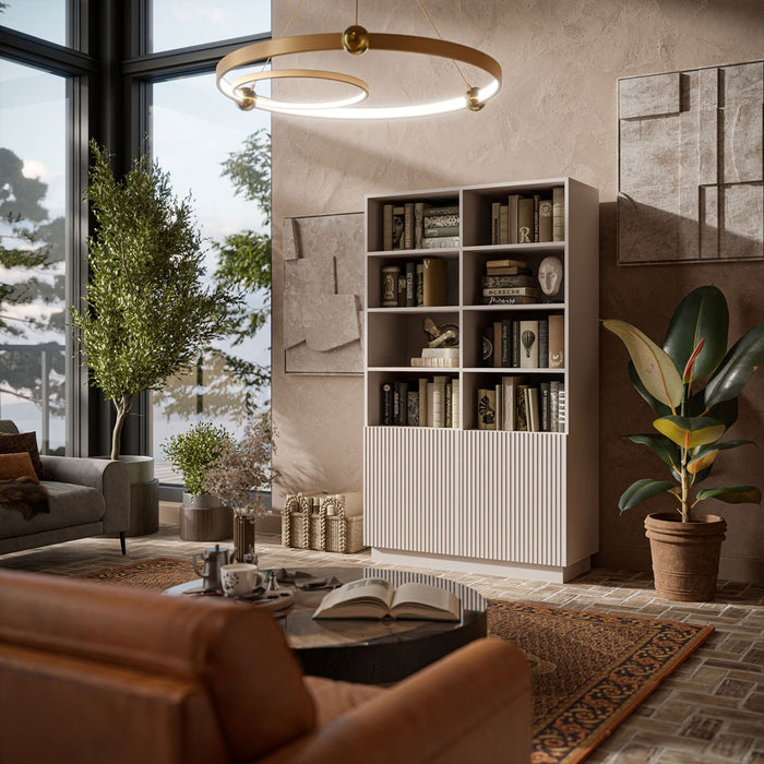 Cama LIVERTI bookcase 100x42x171 cashmere