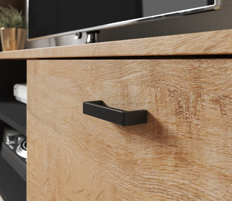 Cama TV stand SOHO 140 lefkas oak/black