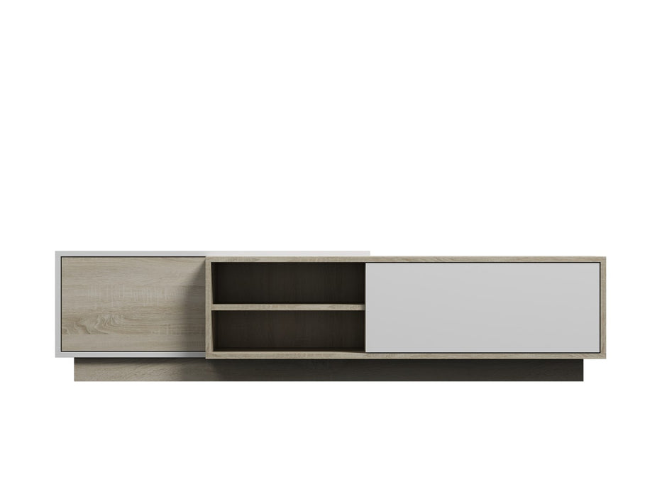 Cama TV cabinet SIGMA1 180 sonoma oak/white gloss