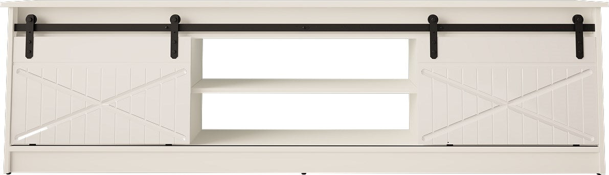 RTV GRANERO cabinet 200x56.7x35 white/gloss white