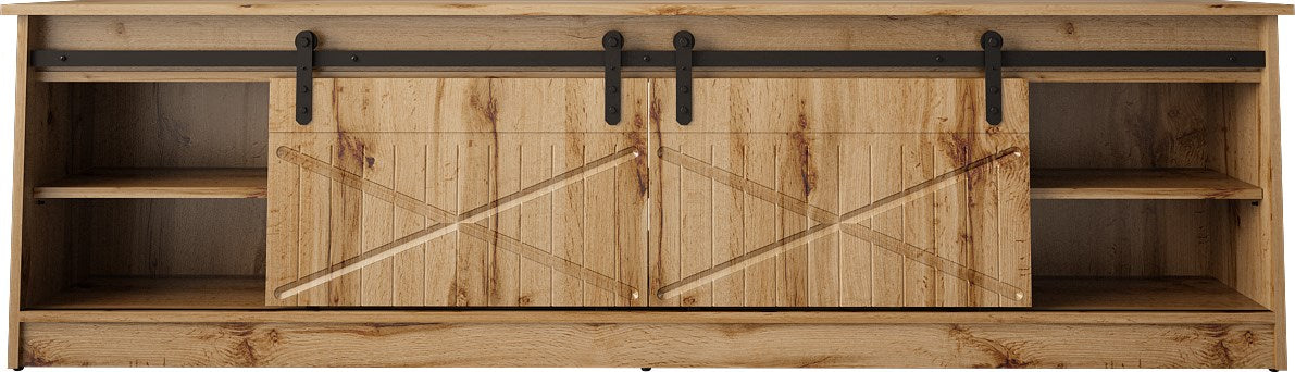 RTV GRANERO cabinet 200x56.7x35 oak wotan