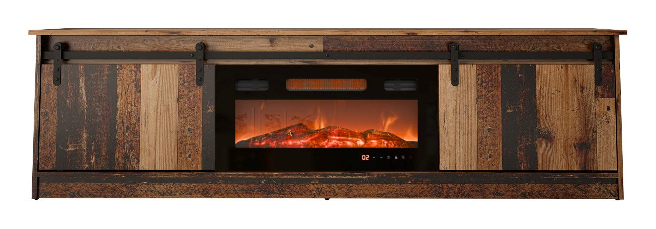 RTV GRANERO + fireplace cabinet 200x56.7x35 old wood