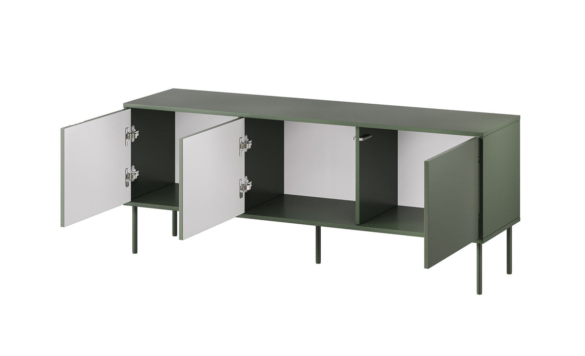 Cama RTV 3D TRESSE cabinet 150x40x55 matte green