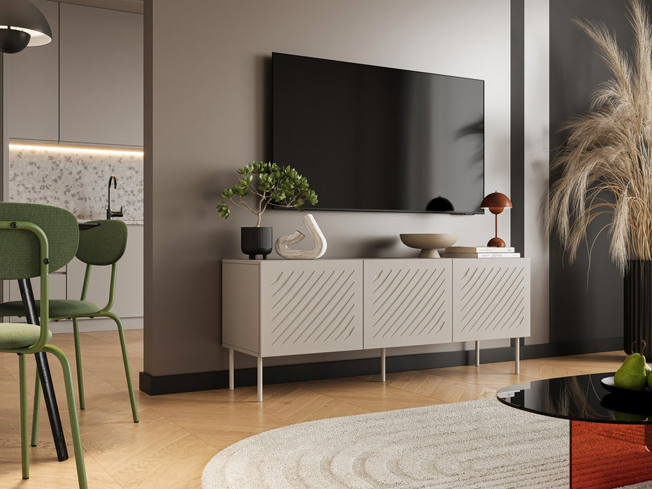 Cama RTV cabinet SIENA 150.5x40x60 cashmere matt