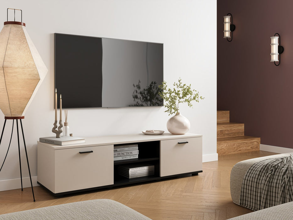 Cama SOHO TV cabinet 140x43x37 cashmere + black