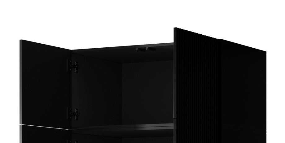 Wardrobe PAFOS 2D BASE 90x55.5x45 Black matt
