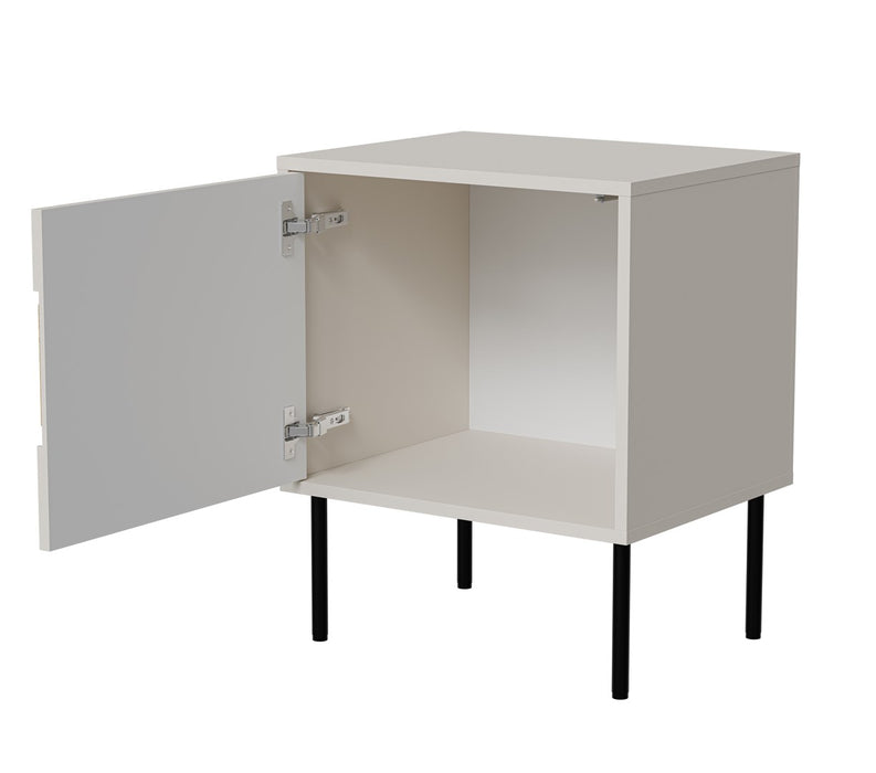 Cama Bedside cabinet, 2 pcs. INSERTO 50x40x61.5 cashmere + LED