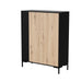 Cama MERCI chest of drawers 100 x 40 x 129 cm black/artisan oak - Chests of drawers made of furniture