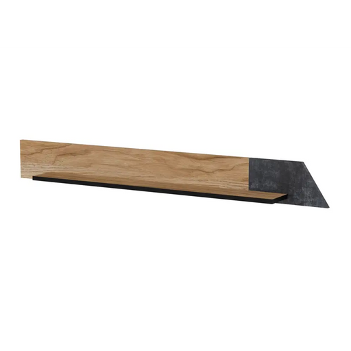 Cama OVO shelf 130x20xH15 oak/concrete - Furniture wooden shelvesPOL-DRE<<<Furniture shelvesPOL<<<ActionPL
