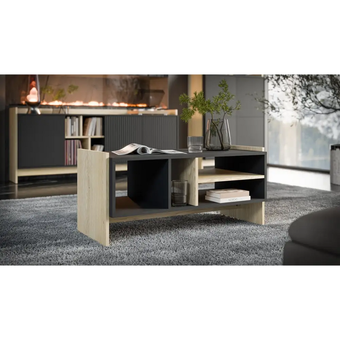 Cama PORTO bench/table 100x50x46 oak/black - Wooden benches and tablesLIS-DRE<<<Benches and tablesLIS<<<ActionPL