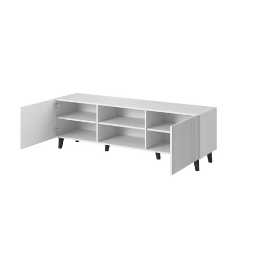 Cama RTV cabinet PAFOS 150x42x52 white matt - TV cabinets made of furniture boardSTV-ZPM<<<TV cabinetsSTV<<<ActionPL