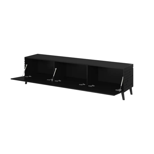 Cama RTV NOVA cabinet 186x40x48 mat black - TV cabinets made of furniture boardSTV-ZPM<<<TV cabinetsSTV<<<ActionPL