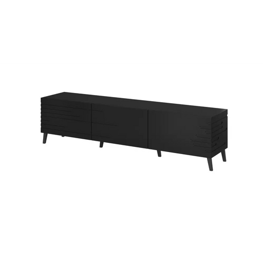 Cama RTV NOVA cabinet 186x40x48 mat black - TV cabinets made of furniture boardSTV-ZPM<<<TV cabinetsSTV<<<ActionPL