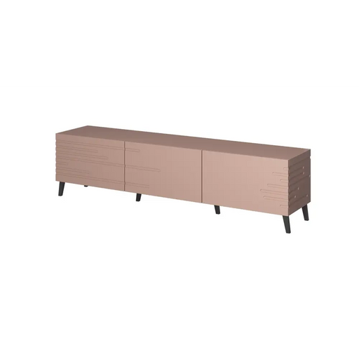 Cama RTV NOVA cabinet 186x40x48 pink matt - TV cabinets made of furniture boardSTV-ZPM<<<TV cabinetsSTV<<<ActionPL