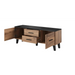 Cama RTV stand LOTTA 140cm wotan oak + matt black - TV cabinets made of furniture boardSTV-ZPM<<<TV