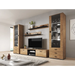 Cama set of two shelves 125cm SOHO lefkas oak/black - Furniture wooden shelvesPOL-DRE<<<Furniture shelvesPOL<<<ActionPL