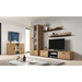 Cama set of two shelves 125cm SOHO lefkas oak/black - Furniture wooden shelvesPOL-DRE<<<Furniture shelvesPOL<<<ActionPL
