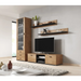 Cama set of two shelves 125cm SOHO lefkas oak/black - Furniture wooden shelvesPOL-DRE<<<Furniture shelvesPOL<<<ActionPL