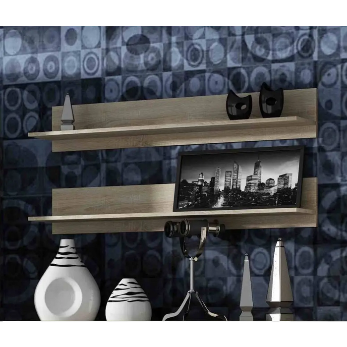 Cama set of two shelves 125cm SOHO sonoma oak matte - Furniture wooden shelvesPOL-DRE<<<Furniture shelvesPOL<<<ActionPL