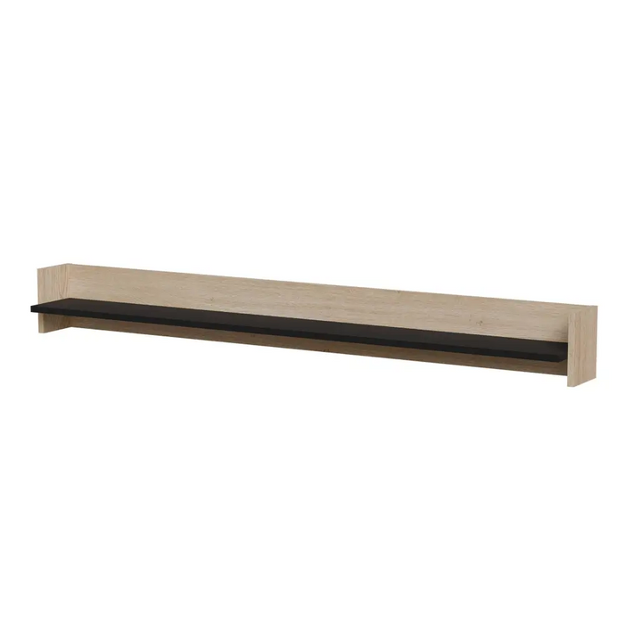 Cama Shelf PORTO 150x18x16.5 oak/black - Furniture wooden shelvesPOL-DRE<<<Furniture shelvesPOL<<<ActionPL