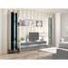Cama Shelf unit VIGO NEW 180/40/30 white/black gloss - Wooden shelvesRGA-DRE<<<ShelvesRGA<<<ActionPL