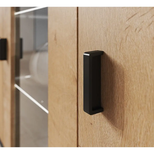 Cama sideboard 120 cm SOHO S7 lefkas oak/black - Chests of drawers made of furniture boardKOY-ZPM<<<ChestsKOY<<<ActionPL