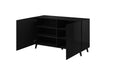 Cama sideboard 2D REJA black gloss/black gloss - Chests of drawers made of furniture boardKOY-ZPM<<<ChestsKOY<<<ActionPL