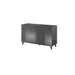 Cama sideboard 2D REJA graphite grey gloss/graphite grey gloss - Chests of drawers made of furniture