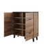 Cama sideboard LOTTA 110 4D wotan oak + mat black - Chests of drawers made of furniture