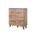 Cama sideboard LOTTA 110 4D wotan oak + mat black - Chests of drawers made of furniture