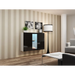 Cama Sideboard VIGO 90/120/38 white/black glossy - Chests of drawers made of furniture