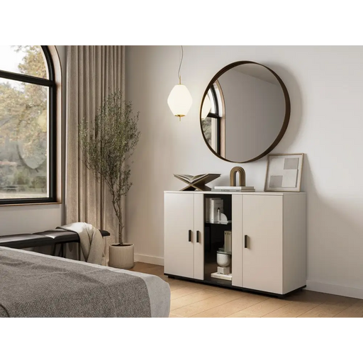 Cama SOHO chest of drawers 120x41x80 cashmere + black - Chests of drawers made of furniture