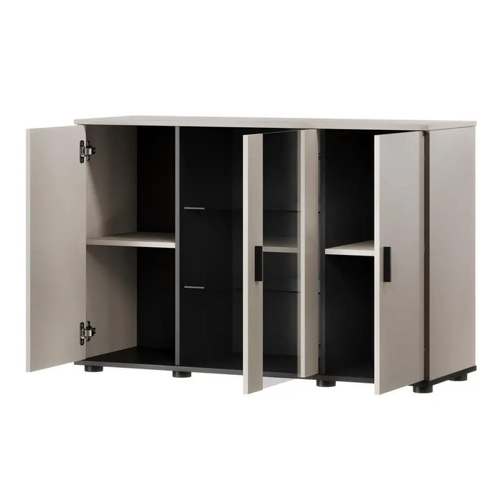 Cama SOHO chest of drawers 120x41x80 cashmere + black - Chests of drawers made of furniture