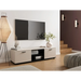 Cama SOHO TV cabinet 140x43x37 cashmere + black - TV cabinets made of furniture boardSTV-ZPM<<<TV cabinetsSTV<<<ActionPL