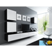 Cama Square cabinet VIGO 50/50/30 black/white gloss - Wooden shelvesRGA-DRE<<<ShelvesRGA<<<ActionPL