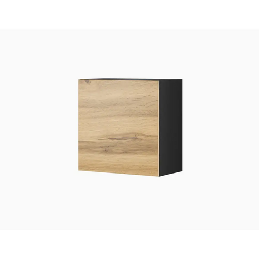 Cama square cabinet VIGO 50/50/30 black/wotan oak - Wooden shelvesRGA-DRE<<<ShelvesRGA<<<ActionPL