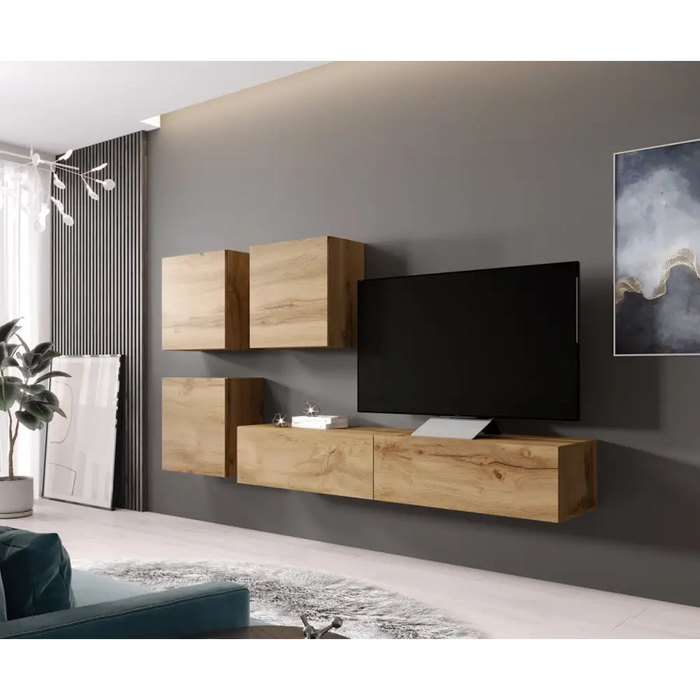 Cama Square cabinet VIGO 50/50/30 wotan oak - Wooden shelvesRGA-DRE<<<ShelvesRGA<<<ActionPL