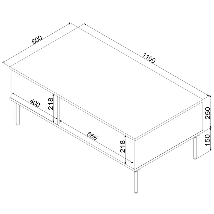 Cama TRESSE bench/table 110x60x40 matte green - Wooden benches and tablesLIS-DRE<<<Benches and tablesLIS<<<ActionPL