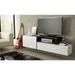 Cama TV cabinet SIGMA 3 180 white/white gloss + black - TV cabinets made of furniture boardSTV-ZPM<<<TV