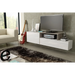 Cama TV cabinet SIGMA 3 180 white/white gloss + sonoma oak - TV cabinets made of furniture boardSTV-ZPM<<<TV